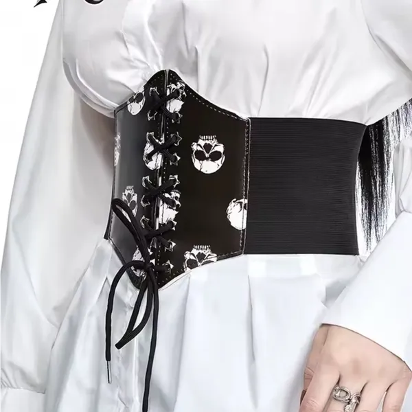 Black and White Corset Belt - Image 5