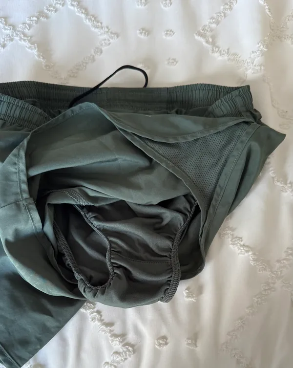 Nike Army Green Dri-Fit Running Shorts - Image 4