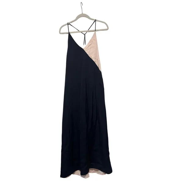 Zara Satin Slip Dress with Tie Back XS - Image 2