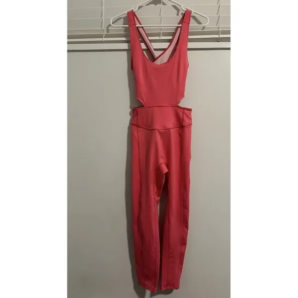 Free People FP Movement S Back It Up Workout One Piece Jumpsuit Bodysuit Gym - Image 4