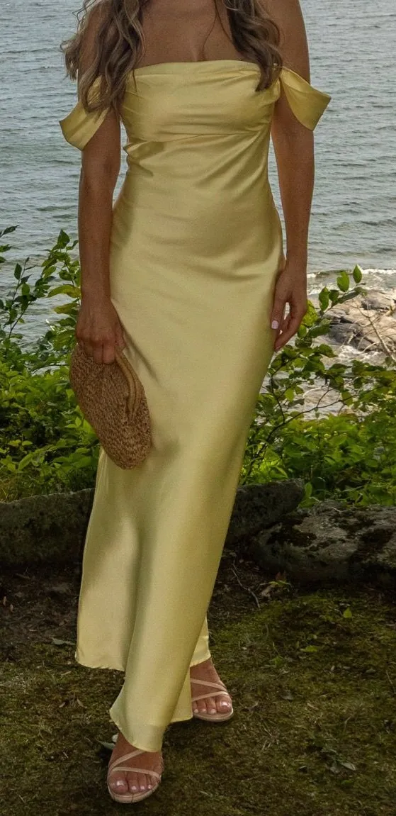 Yellow Maxi Dress Princess Polly - Image 3