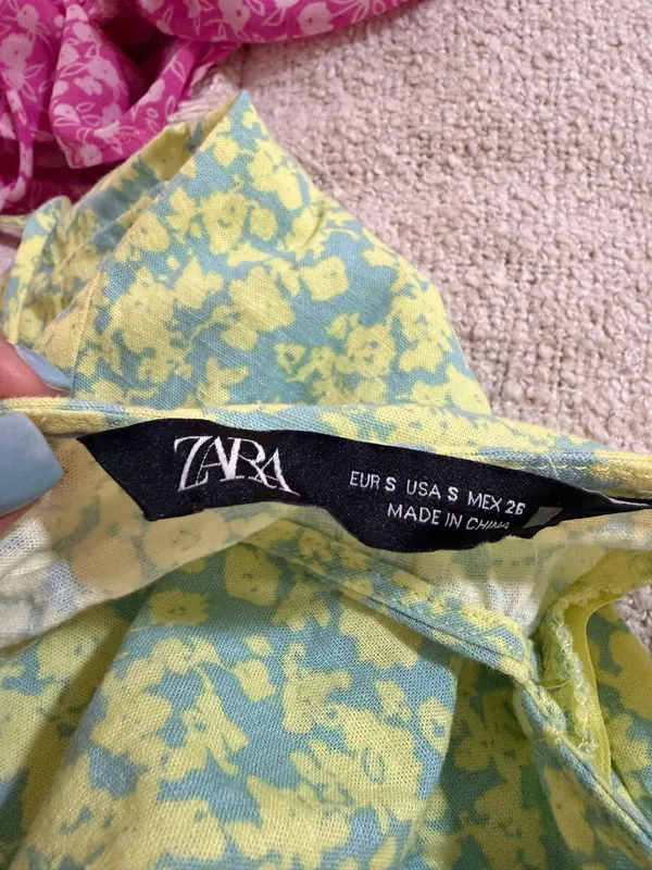 ZARA Floral Mini Dress - Image 3