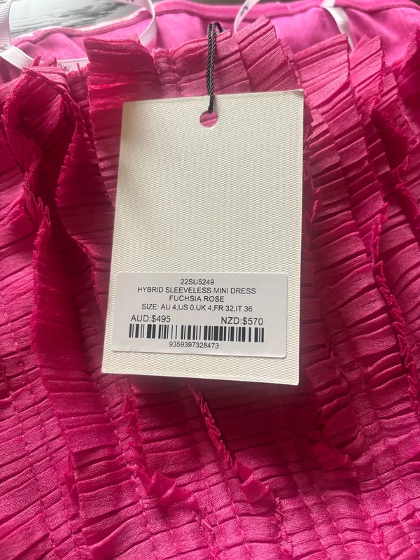 Aje Row Hybrid sleeveless mini dress - Image 3