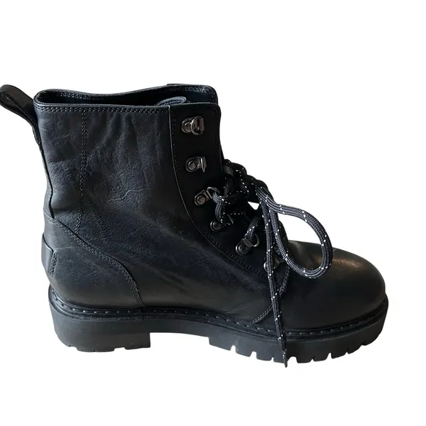 Anthony Veer‎ Sophia Lace-up Leather Combat Boots Women's 10.5 Classic Casual - Image 9