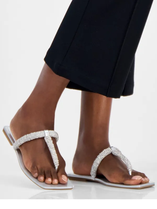 I.N.C. International Concepts Women's Square Toe Yahvi Flat Sandals Size 7.5 - Image 2