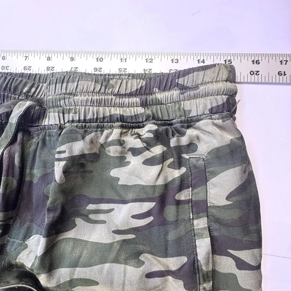 Sanctuary Camo Joggers Womens Small Green Camouflage Drawstring Waist Pants Soft - Image 5