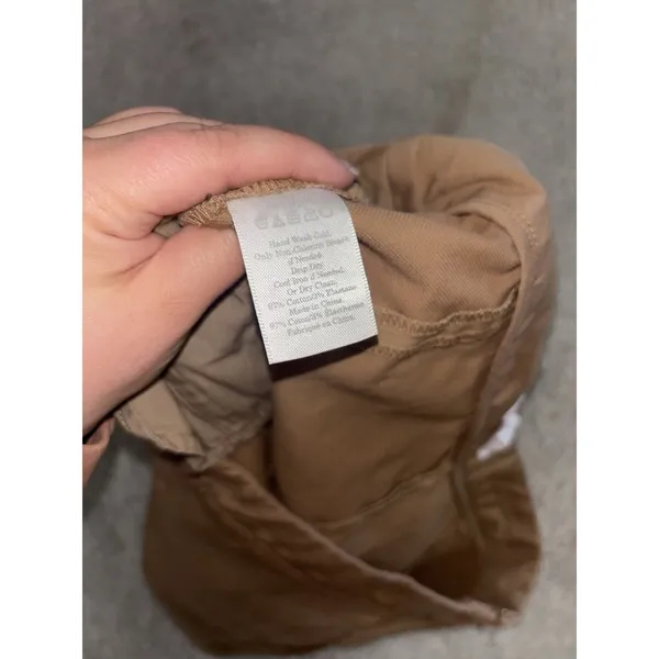 Everlane Khaki High‎ Waist Size 6 Side Zip up Shorts Pockets - Image 7