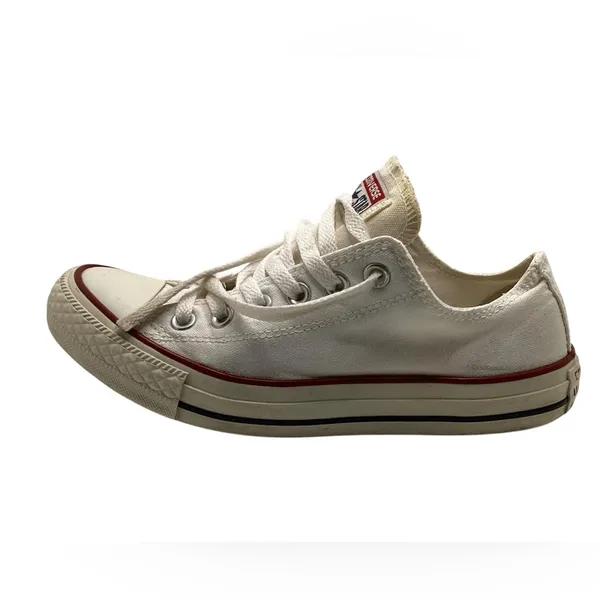 Converse All Star retro low tops white Size 7 W. Size 5 men - Image 2