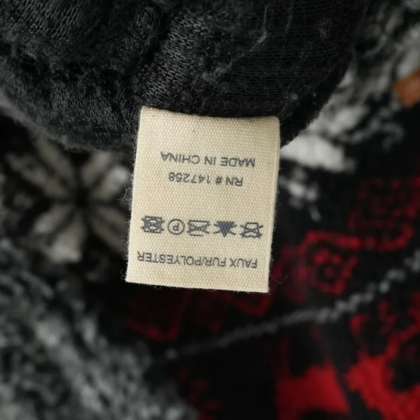 Simply Southern Sherpa Fleece Womens M Faux Fur Fair Isle Quarter Zip‎ Pullover - Image 9