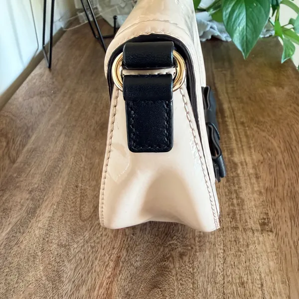 Kate Spade Chelsea Park Jade Crossbody Patent Leather Bow Preppy Mod Coquette - Image 8