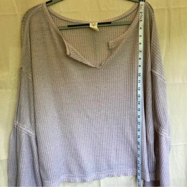 We The Free by Free People Light Purple Dahlia Bell Sleeve Top - Image 5