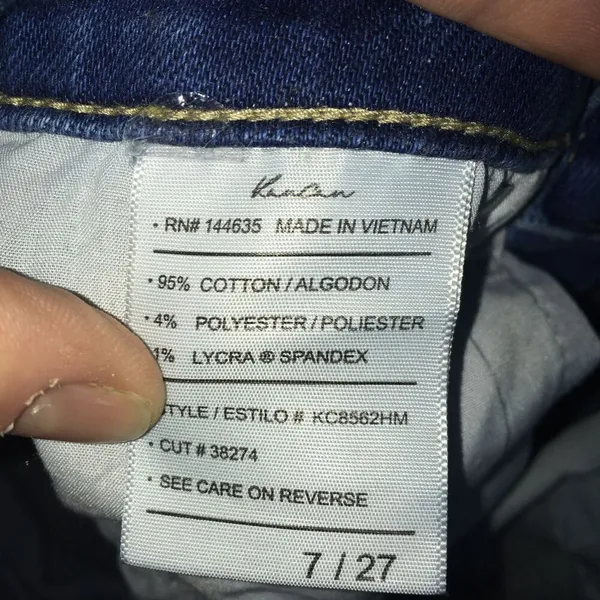 Kancan distressed skinny crop 7/27 destroyed jeans - Image 2