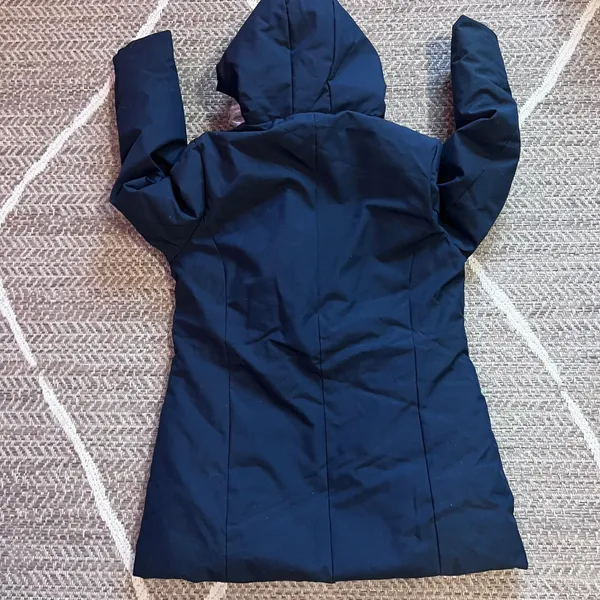 PUREMSX Coat for Women Insulated Long Thick Fur Hood Puffer SZ Large - Image 3