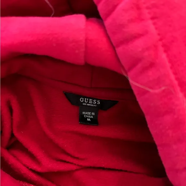 Guess red hoodie - Image 2