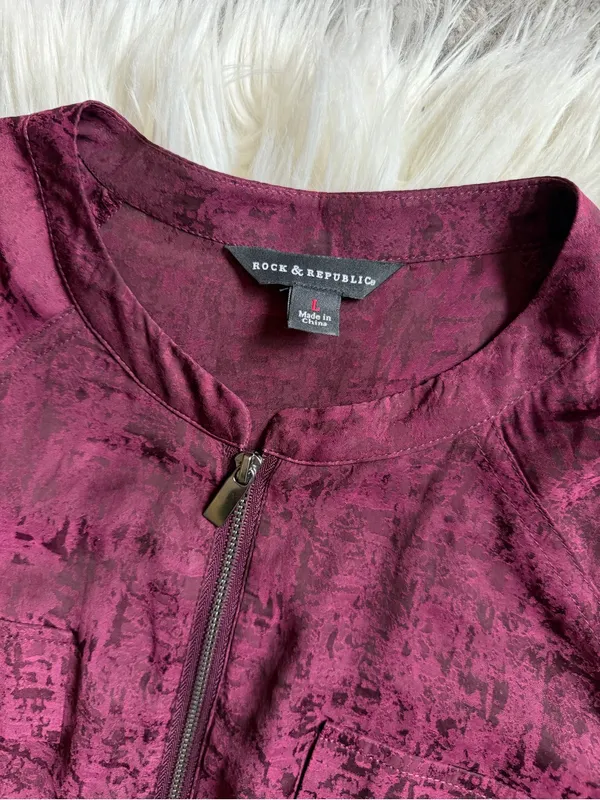 Rock & Republic zippered tunic top - Image 5