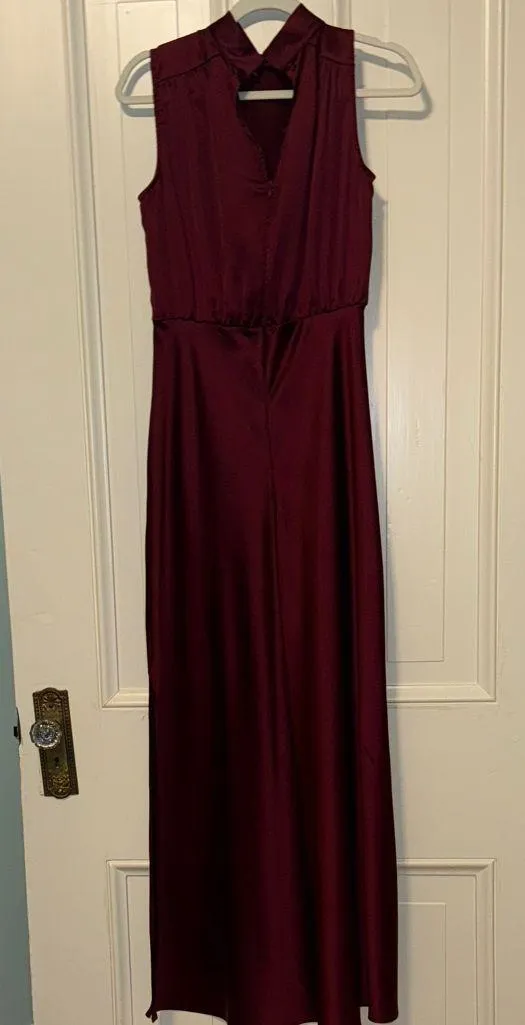 Lulus Elegant Sleeveless Burgundy Dress - Image 11