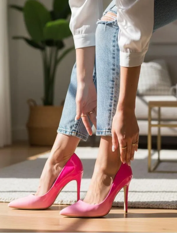 Mix no. 6 ombre pink high heels ntn - Image 3