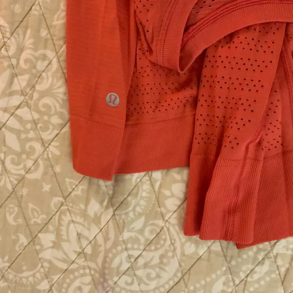 lululemon athletica Orange Long Sleeve Top - Image 2