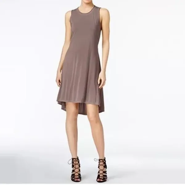 RACHEL Rachel Roy Driftwood Tie Back Cutout High Low Dress M NWT - Image 2