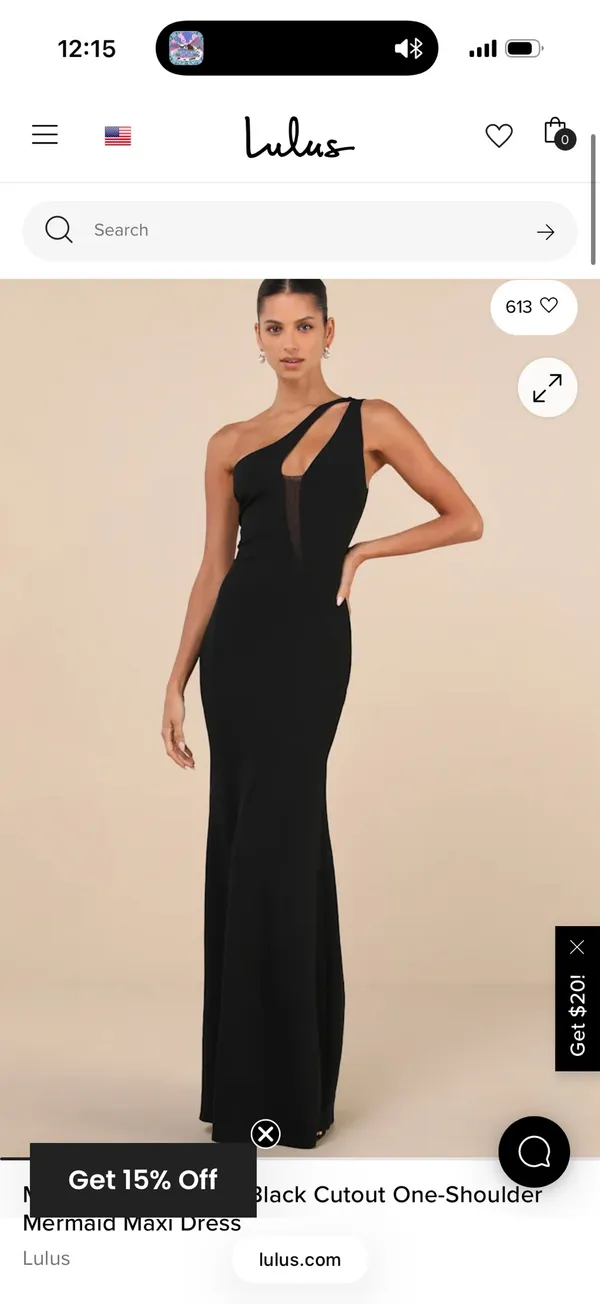 Lulus Black Dress - Image 3