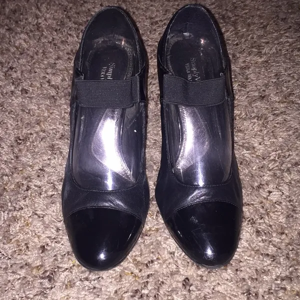 Black Azalea Simply Vera Vera Wang Mary Jane Heals Size 6.5 - Image 2