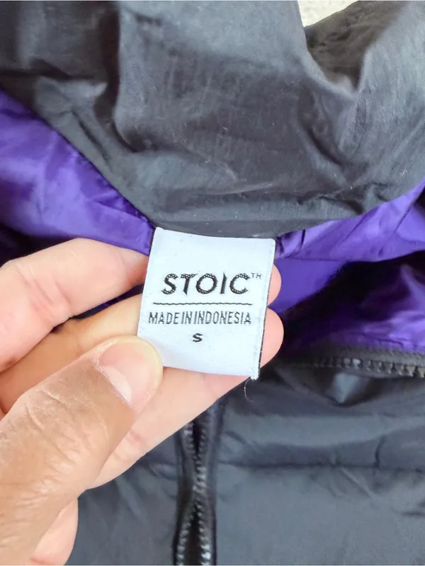 Stoic Women’s Synthetic Insulated Cropped Puffy Jacket in Black S - Image 6
