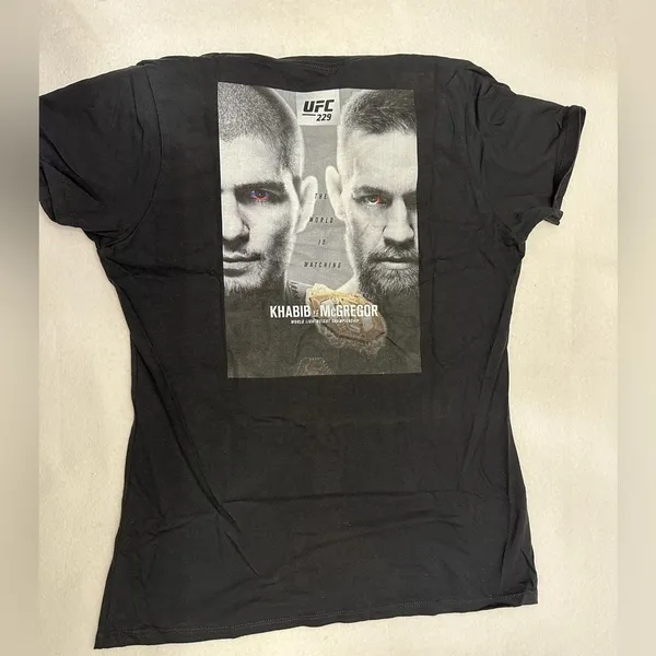 UFC X Fanatics Deadstock UFC 229 Khaib vs Mcgregor The World is Watching Medium - Image 7