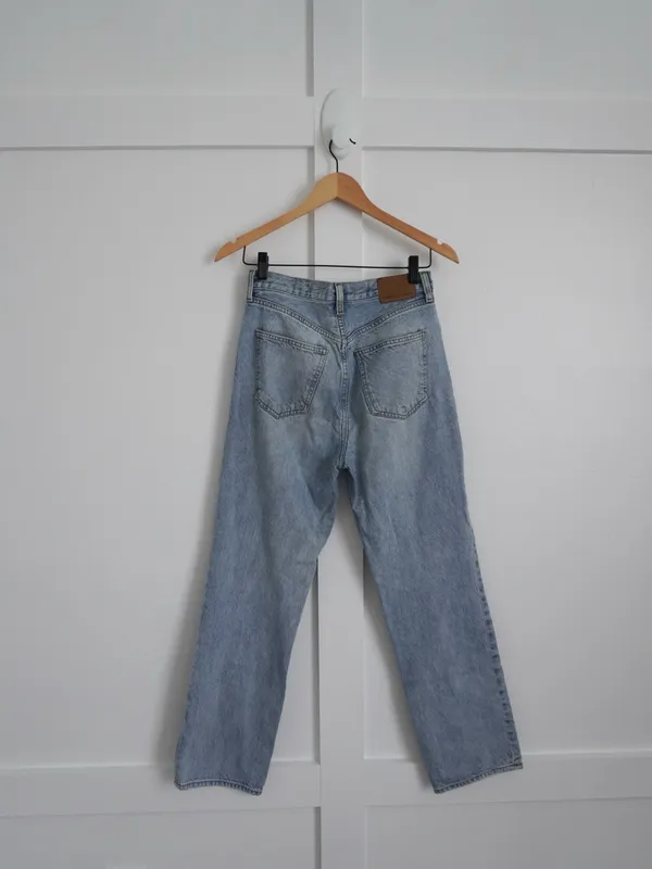 Aritzia Denim Forum The Joni High Rise Loose Jean 7 Yrs Pctr Ths Bleu - Image 5
