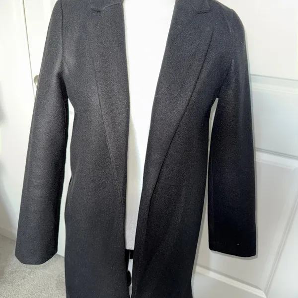 ZARA Black Long Coat - Image 5