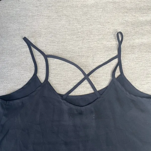 Abercrombie & Fitch Black Crisscross Strap V-Neck Cami Tank Top Womens XS - Image 3