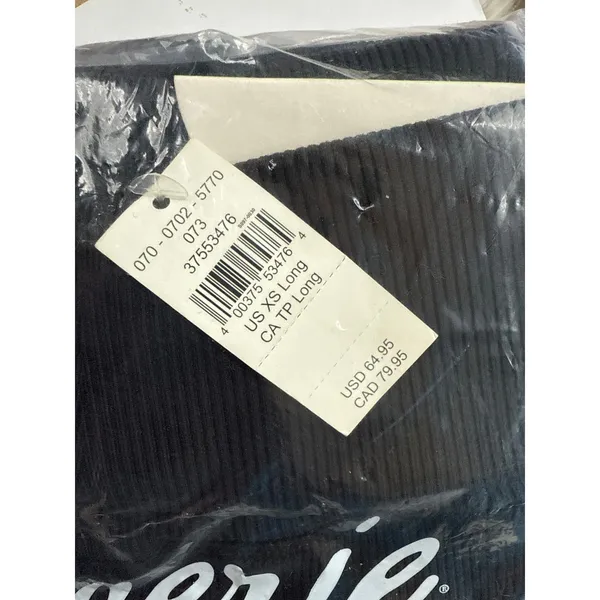 NWT OFFLINE By Aerie Ribbed Pocket Foldover Flare Leggings Black Sports XS Long - Image 5