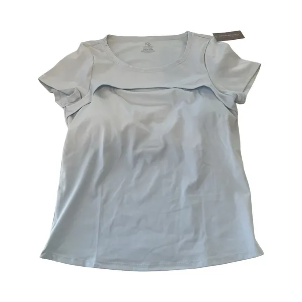 Kindred Bravely Luna Active Cut Out Nursing Top French Blue NWT‎ - Image 2
