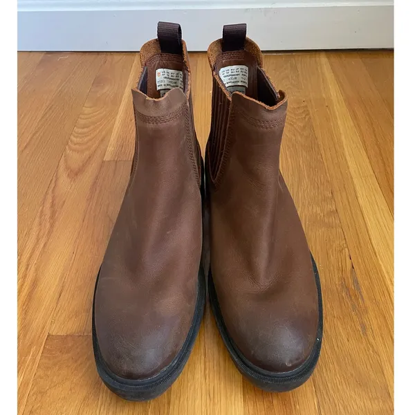 Timberland Rebotl Brown Chelsea Boots 8.5 Heritage Classic 1.75" Heel Leather - Image 2