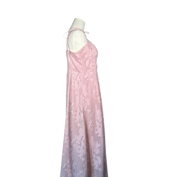Lulu's Light Pink Floral‎ Midi Dress - Image 5