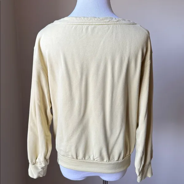 Lululemon Pleated Modal Fleece Pulover Dew Green - Image 7
