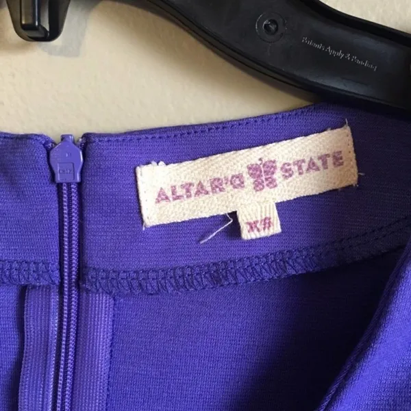Altar'd State XS‎ purple short sleeved dress - Image 3