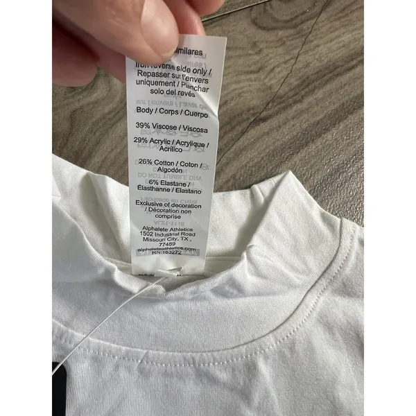 Alphalete Women's Premium Mockneck Tank -White,size Small - Image 6