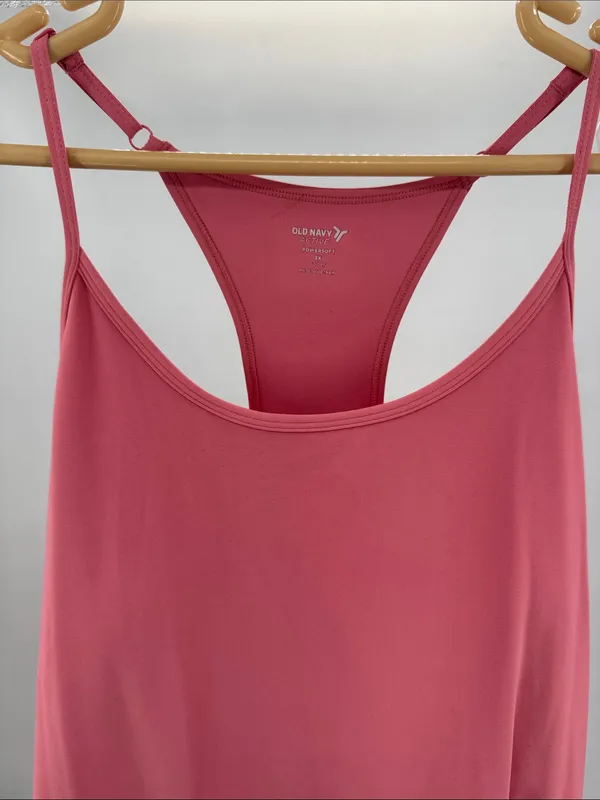 Old Navy Active Dusty Rose Racerback Mini Athletic Dress 2X tennis pickleball - Image 6