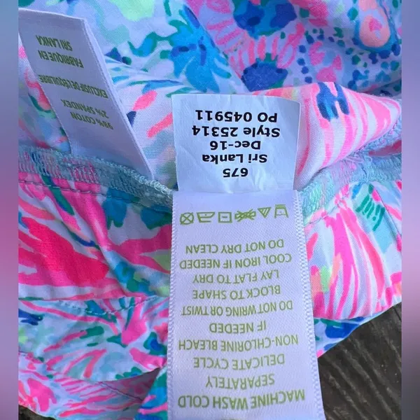 Lilly Pulitzer Womens Casual Shorts Feminine Coastal Vacation Resortwear|Size:XS - Image 13