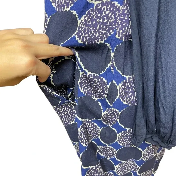 Boden Highbury‎ Peter Pan Collar Dress Navy Blue Size US 6 - Image 7