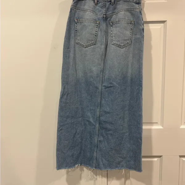 Pilcro Denim Skirt in Light Blue - Image 5