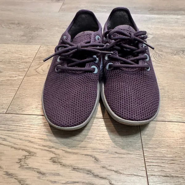 Allbirds Tree Runners‎ TR Womens Size 7 Purple Thunder Gray Lightweight Sneakers - Image 2