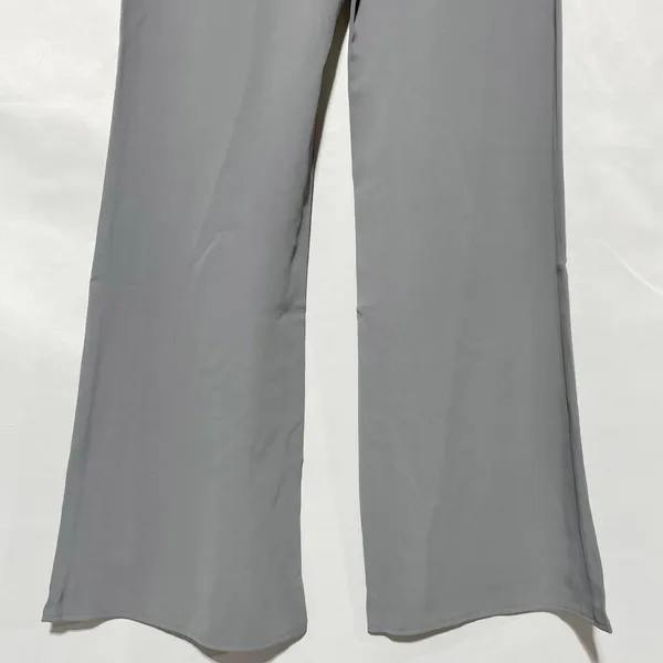 New Flare Leg Elastic Waist Trousers Victoria Pant Grey Size Medium - Image 11