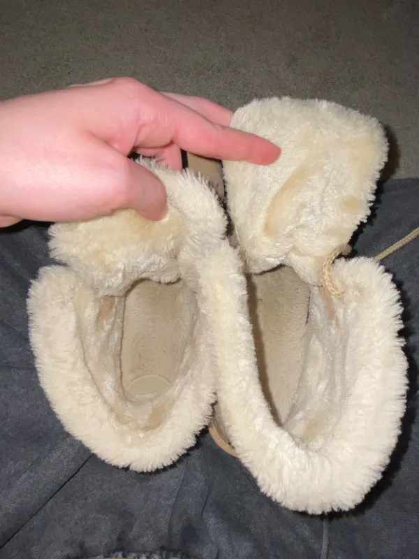 Women’s Sand Faux Fur Booties - Image 5