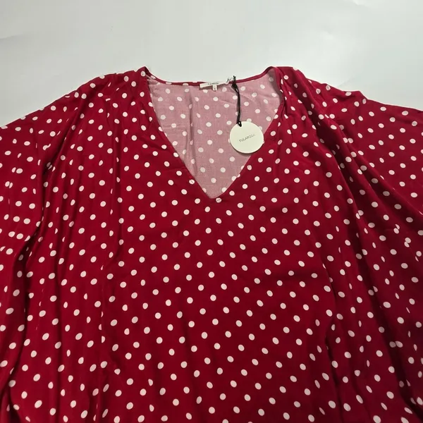 Tularosa Delilah Kimono in Red Dot Small - Image 4