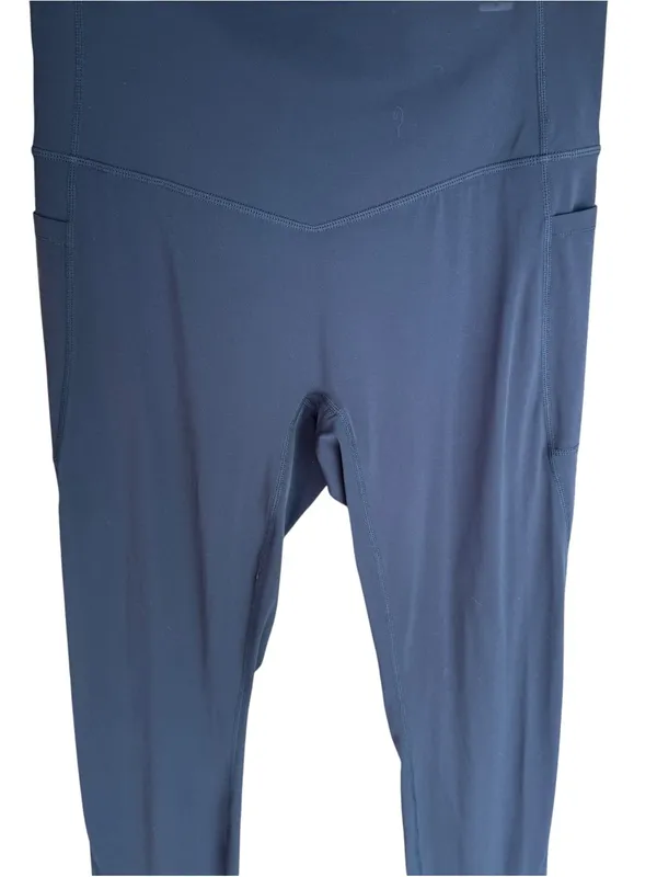 Halara - UltraSculpt High Waisted Tummy Control Pocket Leggings Navy Sz L - Image 4