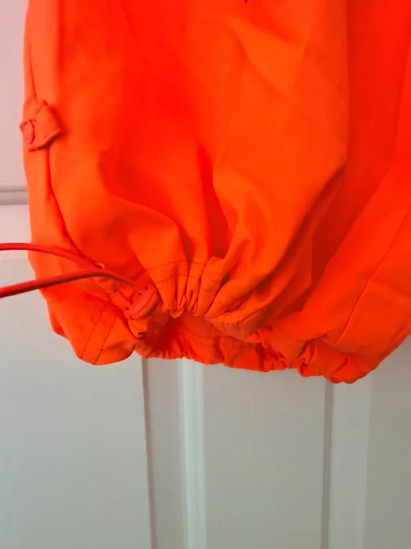 Free People Double Bubble Set in Hot Watermelon/ Neon Orange, Size L - Image 5