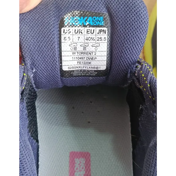 Hoka One One Torrent 2 Running Shoes Women's Size 8.5 Great Condition - Image 5
