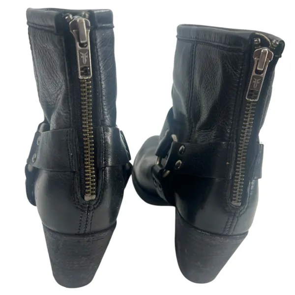 Frye Tabitha‎ Harness Short boots harness black sz 7.5 - Image 5