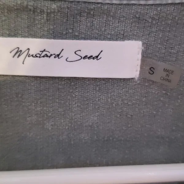 🐻   Mustard Seed Shirt/Jacket Size S - Image 2